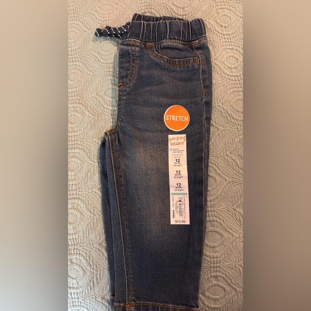 Jumping Beans Stretch Denim Jeans - Blue